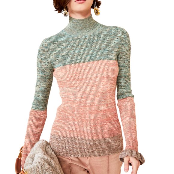 Ulla Johnson Sweaters - Ulla Johnson Violette Turtleneck in Twilight